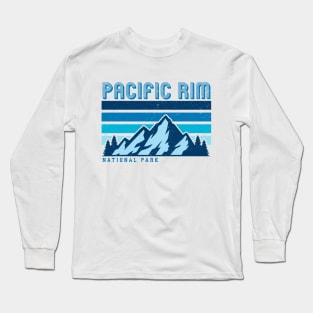 Pacific Rim national park retro vintage Long Sleeve T-Shirt